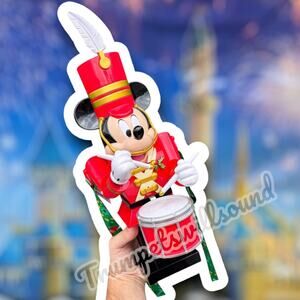 NEW UNUSED! Disneyland Mickey Toy Soldier Drummer Sipper NEW IN HAND Disney Park